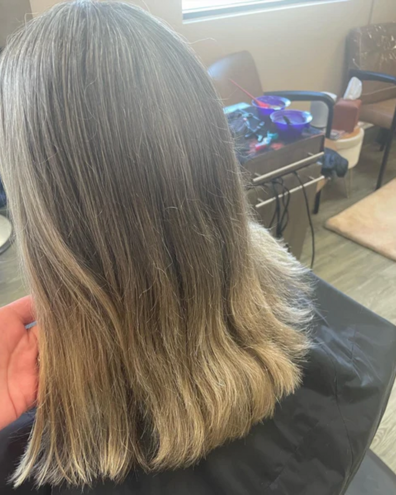 Cheveux avant traitement