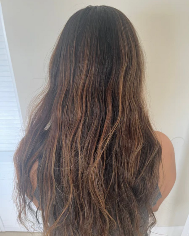 Cheveux avant traitement