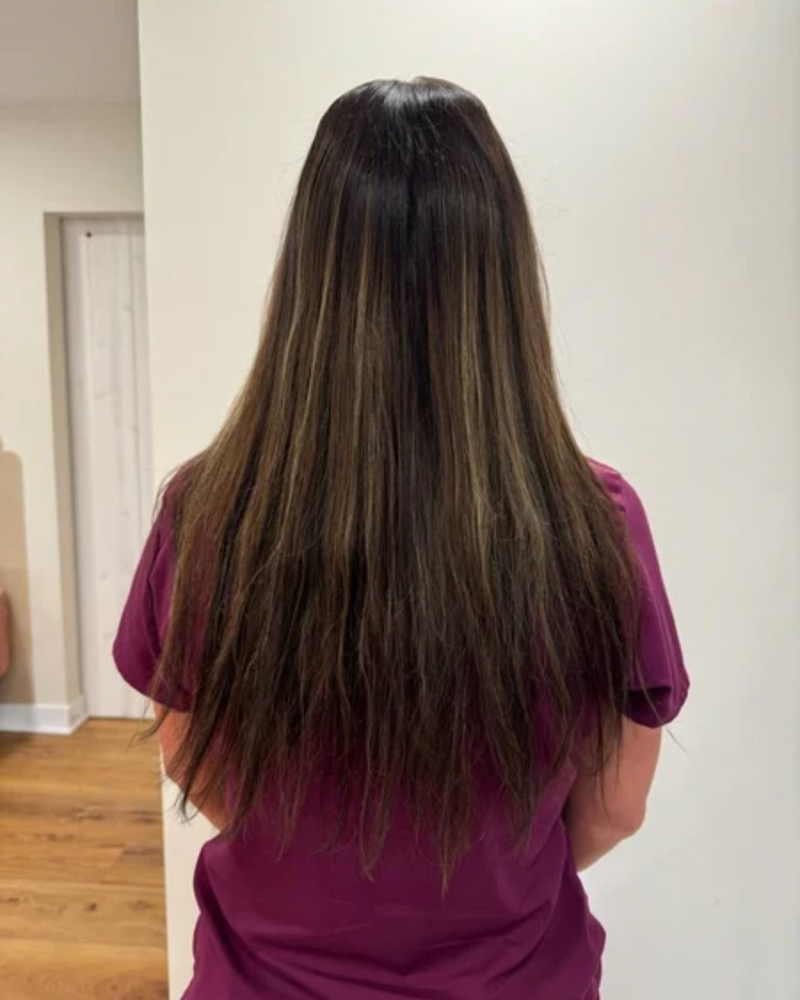 Cheveux avant traitement