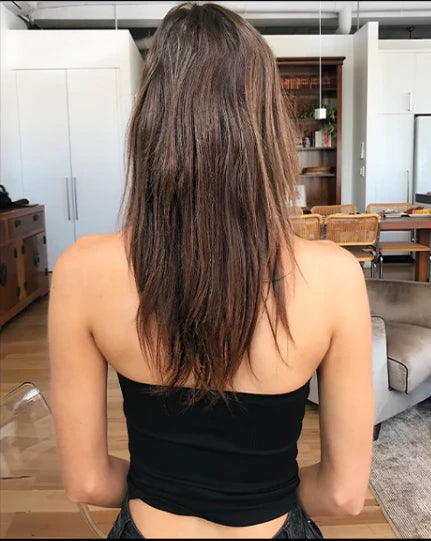 Cheveux avant traitement