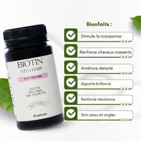 Complément Alimentaire Renforcement Capillaire – Biotine